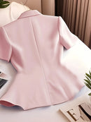 Colete com mangas Feminino Alfaiataria Premium  - HarmonyChic®