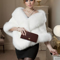 Estola de Pele Xale Feminino de Inverno - Blanc Glacé®