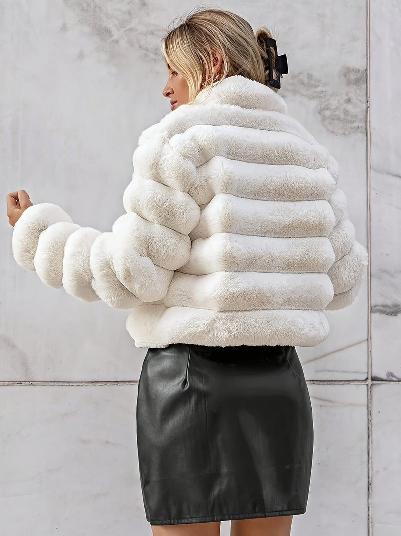 Casaco Felpudo Feminino para Inverno - Lumi Givre®