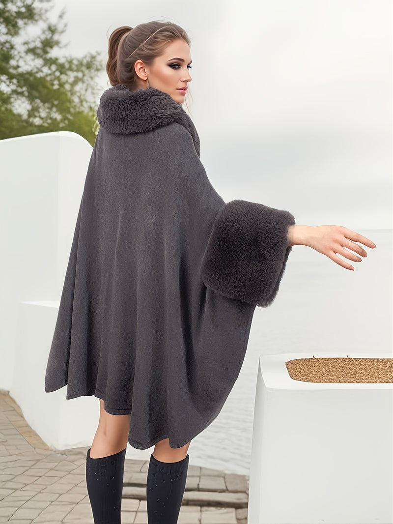 Poncho Feminino de Inverno - Reine de Neige®