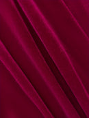 Vestido Longo de Veludo com Manga e Fenda - Serenade Enchantress®