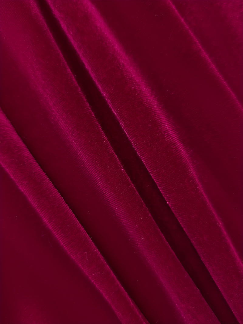 Vestido Longo de Veludo com Manga e Fenda - Serenade Enchantress®