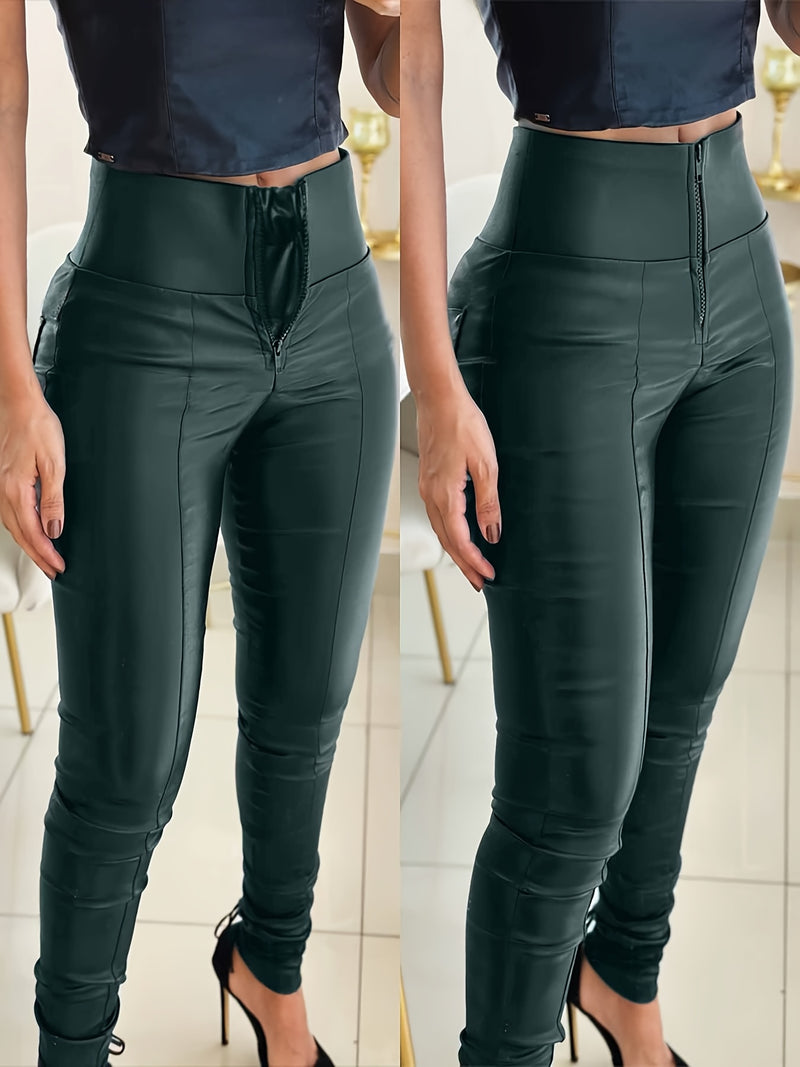 Calça de Couro PU - Luxe Leather®