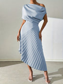 Vestido Elegante Ombro a Ombro - Beauté Asymétrique®