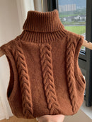 Cardigan Feminino sem Manga - Wool Whisper Knot®