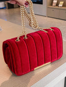 Bolsa Velvet Rouge - ChicBag