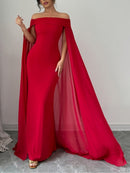 Vestido Longo Clássico Voile de Lumière  - DrèssChic®