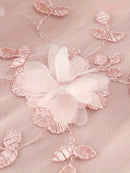 Saia Longa de Tule Floral - JupeChic