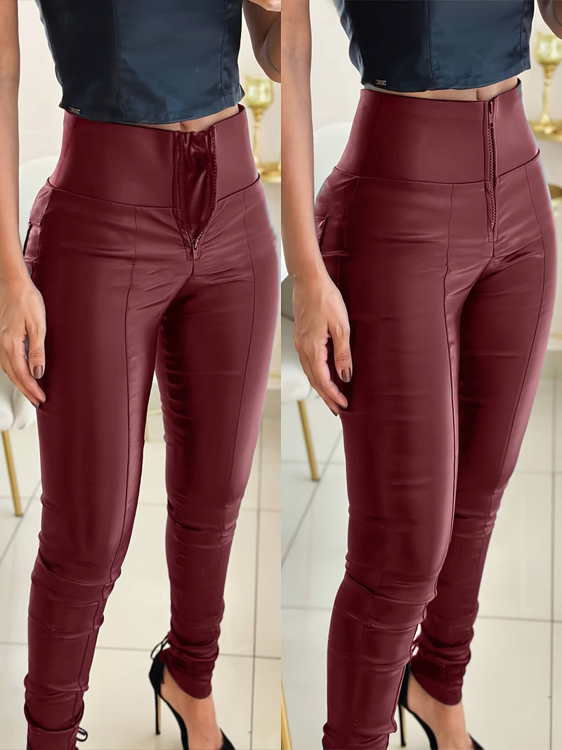 Calça de Couro PU - Luxe Leather®