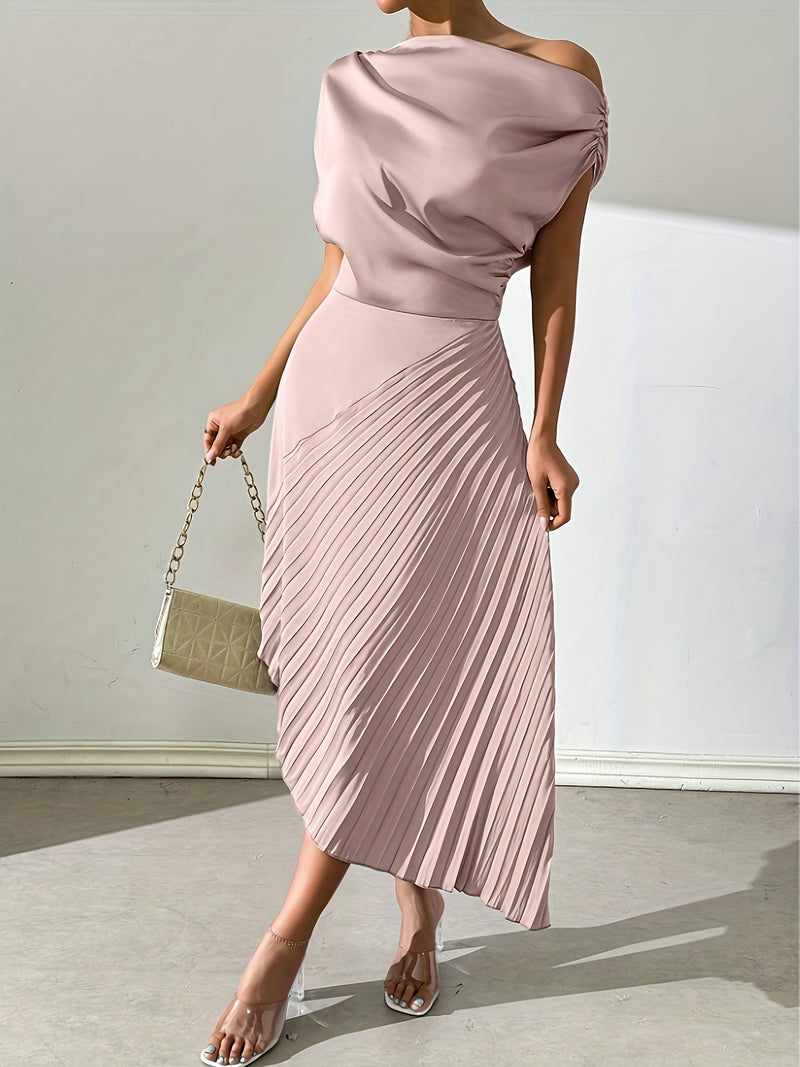 Vestido Elegante Ombro a Ombro - Beauté Asymétrique®