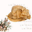 Chapéu Feminino de Organza com Flores - Rose Élégance®