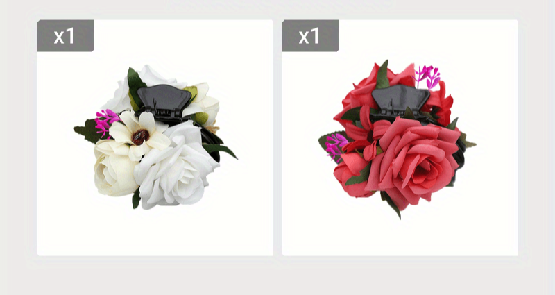 Presilha de cabelo floral Fleur Sacrée® - Éssence