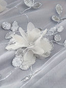 Saia Longa de Tule Floral - JupeChic