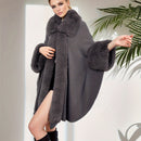 Poncho Feminino de Inverno - Reine de Neige®