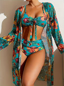 Biquíni e Saída Flower Blooms - SoleilChic