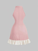 Vestido Curto Sem Manga - Cutie Pearly Bow®