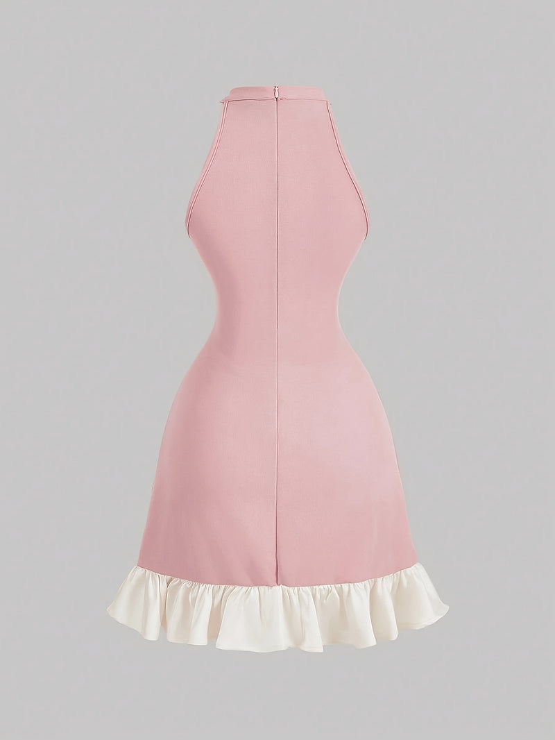 Vestido Curto Sem Manga - Cutie Pearly Bow®