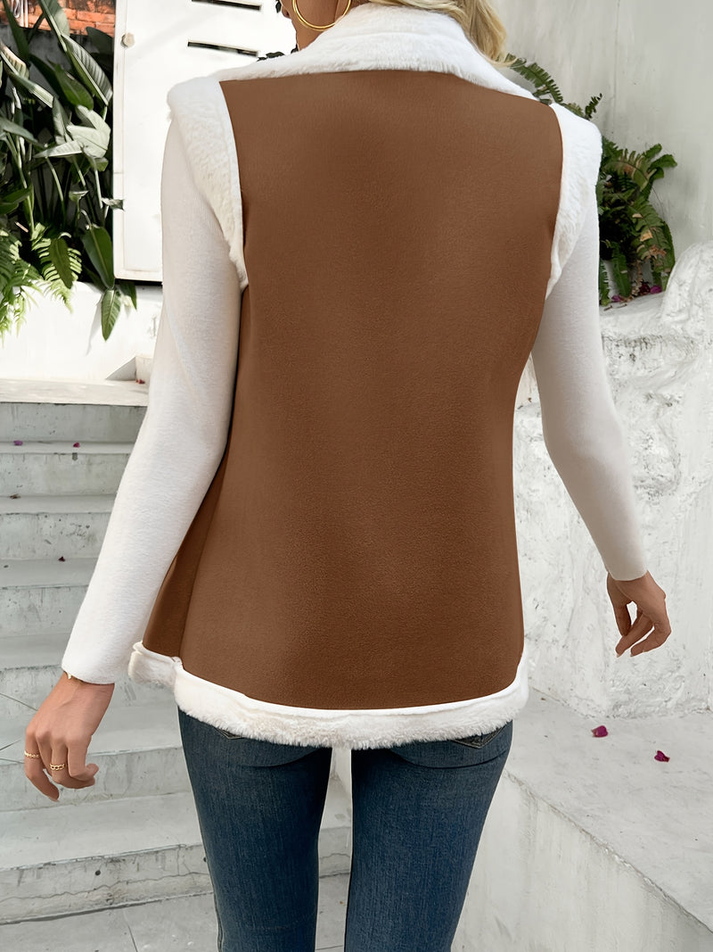 Colete Feminino de Couro e Pele - Alma Pastora®