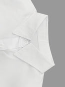 Camisa de Seda Manga Balonê - ChemissChic®