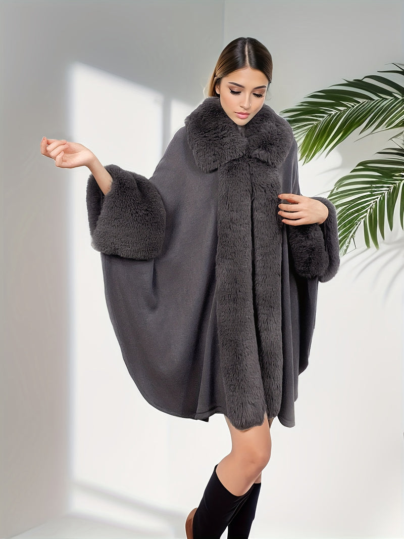 Poncho Feminino de Inverno - Reine de Neige®