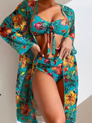 Biquíni e Saída Flower Blooms - SoleilChic