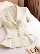 Colete com mangas Feminino Alfaiataria Premium  - HarmonyChic®