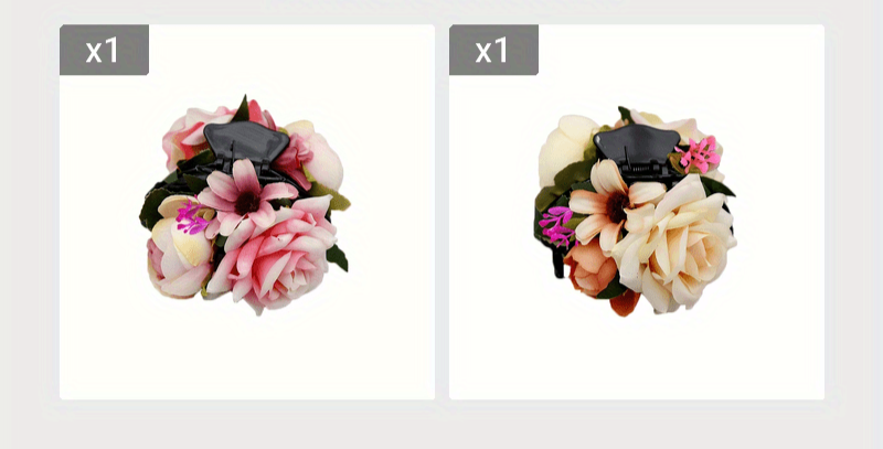 Presilha de cabelo floral Fleur Sacrée® - Éssence