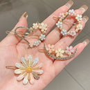 Kit 4 Presilhas de Cabelo Florais - Essence de Fleur®