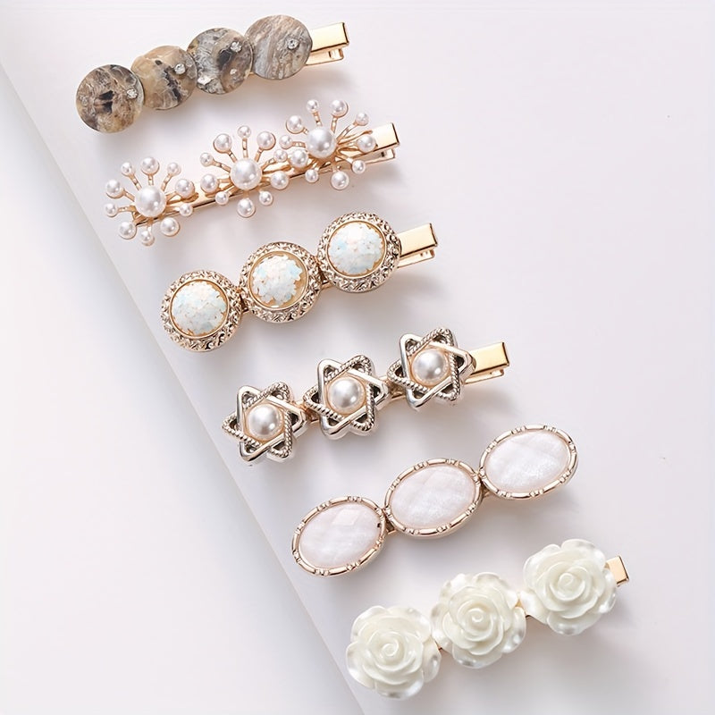Kit 6 Presilhas de Cabelo - Charm Garden®