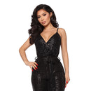 Macacão Longo Paetês ShineWay - SalopetChic