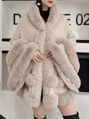 Poncho Feminino de Inverno - Miel d'Hiver®