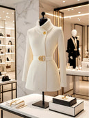 Suéter Longo Feminino de Inverno - Pure Élégance®