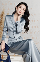 Terninho Feminino Luxuoso de Cetim   - Souveraine®