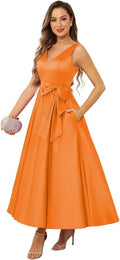 Vestido Midi Longo Sofisticado Noeud de Soie - DrèssChic