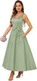 Vestido Midi Longo Sofisticado Noeud de Soie - DrèssChic